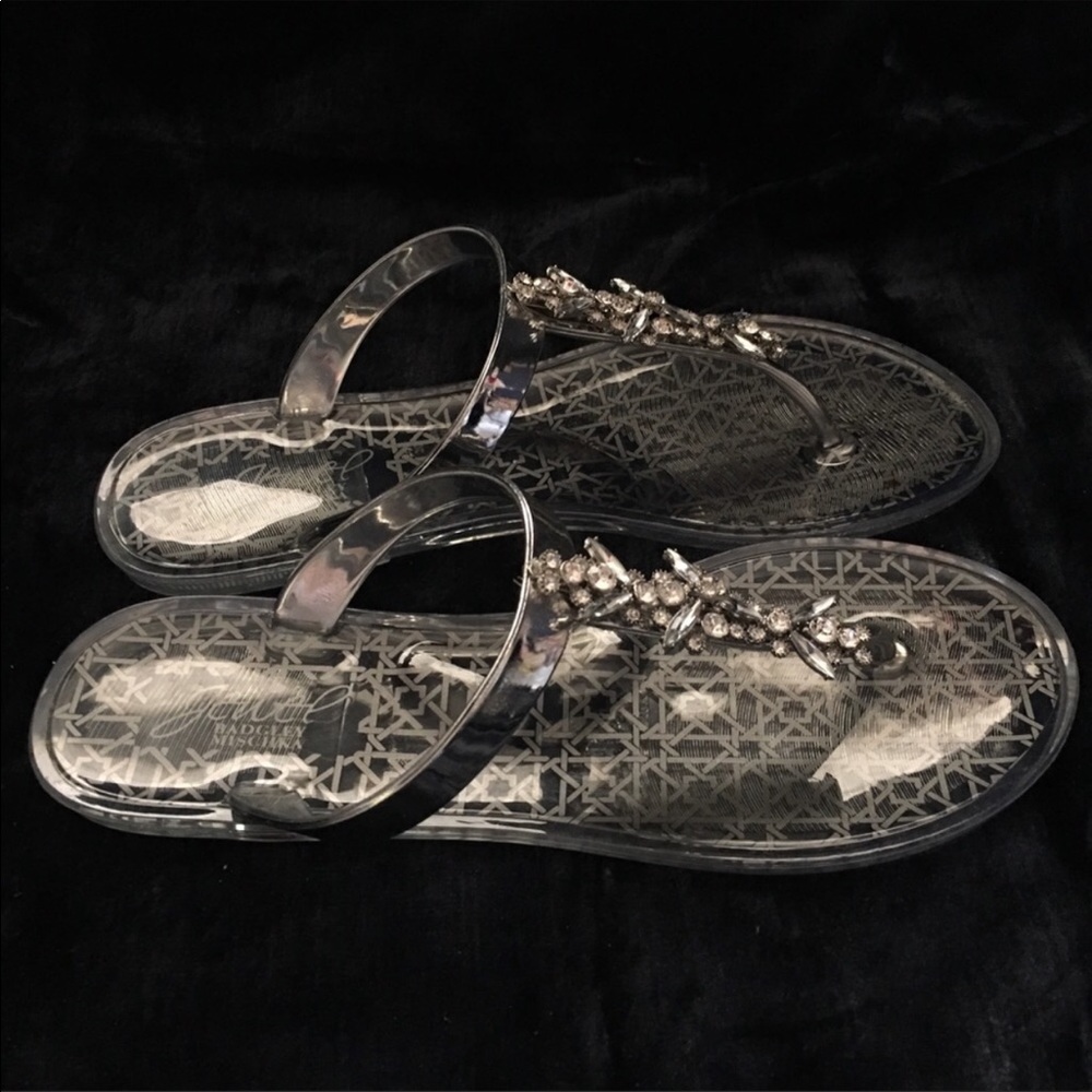 badgley mischka bali jelly flip flop